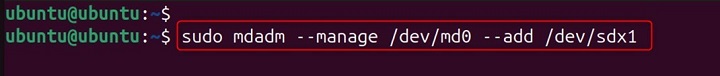 mdadm Command in Linux7