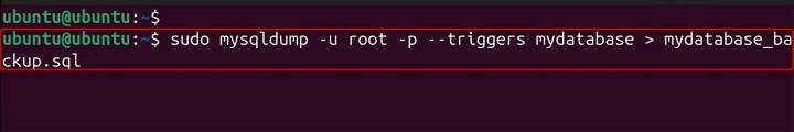 mysqldump Command in Linux13