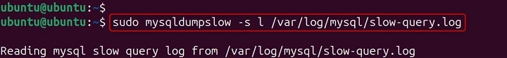 mysqldumpslow Command in Linux9