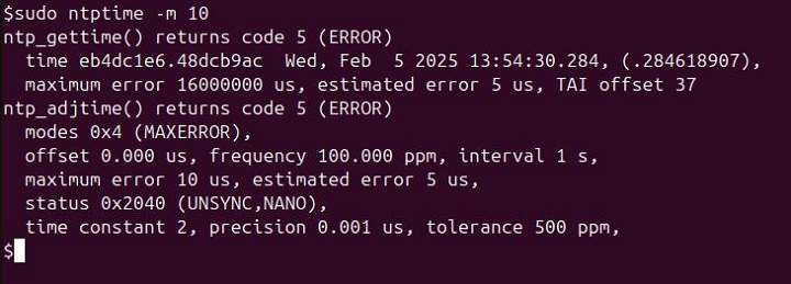 ntptime Command in Linux9