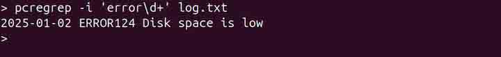 pcregrep Command in Linux4
