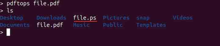 pdftops Command in Linux1