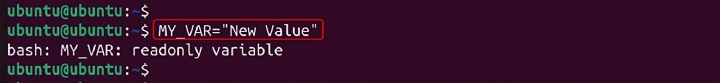 readonly Command in Linux2