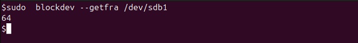 Retrieve Filesystem Readahead