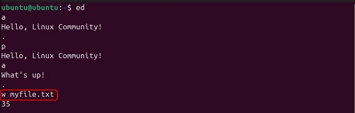 Save the Buffer to a File