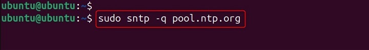 sntp Command in Linux6