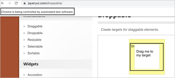 Drag & Drop Screen