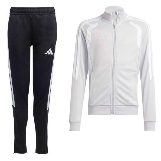 adidas Tiro 26 League Trainingspak Full-Zip Kids Grijs Zwart