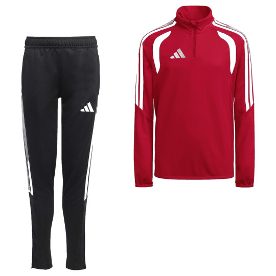 adidas Tiro 26 League Trainingspak 1/4-Zip Kids Rood Zwart