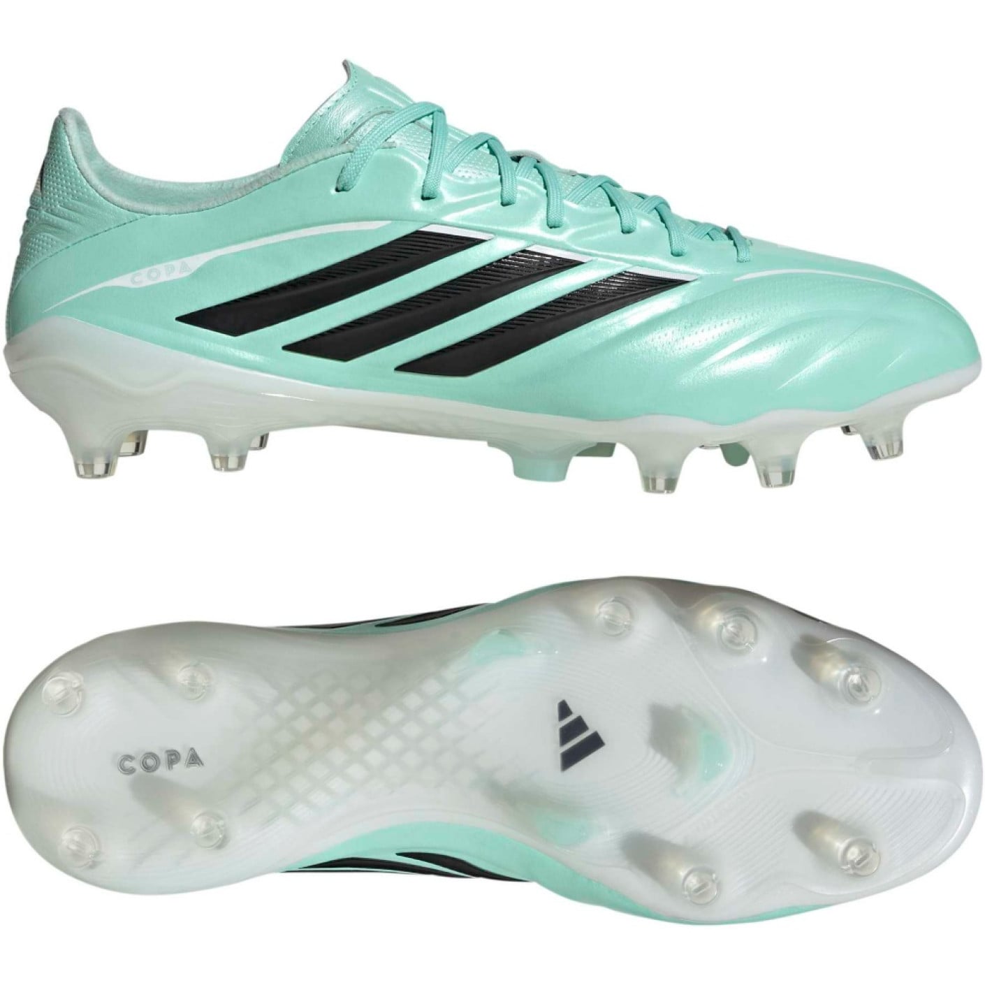 adidas Copa Pure IV Elite Gras Voetbalschoenen (FG) Mintgroen Zwart Wit