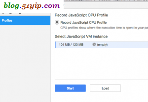 chrome devtool cpu