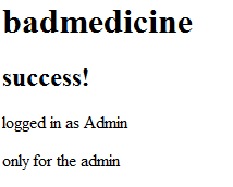 badmedicine