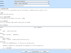 Bash command builder