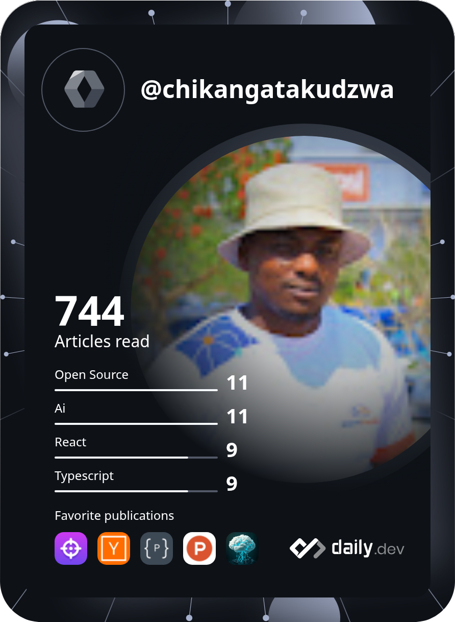 ChikangaTakudzwa's Dev Card