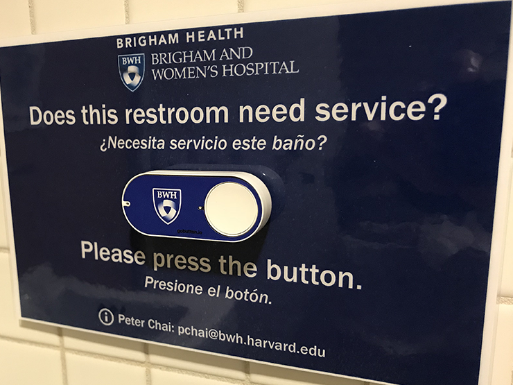 An Internet of Things Buttons to Measure and Respond to Restroom Cleanliness in a Hospital Setting: Descriptive Study An Internet of Things Buttons to Measure and Respond to Restroom Cleanliness in a Hospital Setting: Descriptive Study