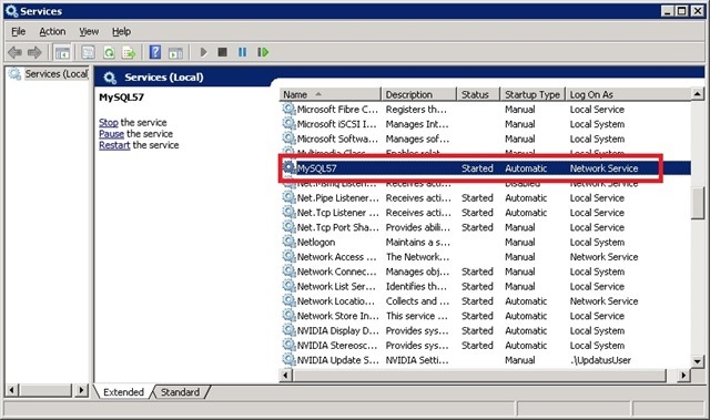 Windows Server 安装 MySQL，查看 MySQL Windows 服务