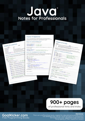free Java Book for beginners PDF