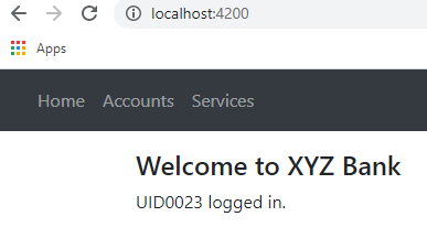 Angular routing example
