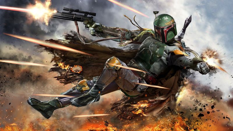 Star Wars, ศึก, Boba Fett, ภาพหน้าจอ, ศิลปะจินตนาการ, งานศิลปะ Star Wars, ศึก, Boba Fett, ภาพหน้าจอ, ศิลปะจินตนาการ, งานศิลปะ