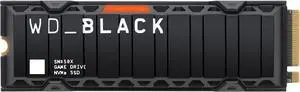 WD_BLACK 1TB SN850X NVMe Internal Gaming Solid State Drive with Heatsink - Works with Playstation 5, Gen4 PCIe, M.2 2280, Up to 7,300 MB/s - WDS100T2XHE