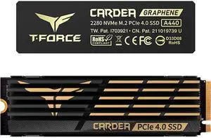 Team Group T-FORCE CARDEA A440 M.2 2280 1TB PCIe Gen 4.0 x4 NVMe 1.4, PS5 Compatible, Internal Solid State Drive (SSD) TM8FPZ001T0C327
