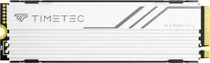Timetec 1TB PCIe 4.0 White Heatsink Gaming SSD NVMe Phison E27T PCIe Gen4x4 M.2 2280 3D NAND TLC SLC Cache Read/Write Speed Up to 7,400/6,100 MB/s Internal Solid State Drive for PS5, PC Desktop
