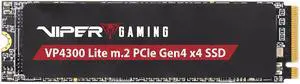 Patriot Memory Viper VP4300 Lite 1TB M.2 PCIe Gen4 x4 SSD. Compatible with PS5