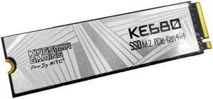 KINGSMAN KE680 M.2 NVMe PCIe Gen4*4 2280 4TB Internal Solid-State Drive (SSD) / Works with PC and PS5 / R/W Up to 7,400/6,600/s MB/s