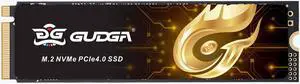 GUDGA 4TB M.2 2280 PCIe 4.0x4 NVME SSD Read Speed Up to 7450MB/S 3D TLC NAND Flash Internal Solid State Drive for PS5 PC Desktop Laptop Game-Player With Heatsink