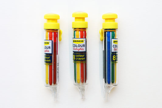 Penco 8 Color Delights Crayon