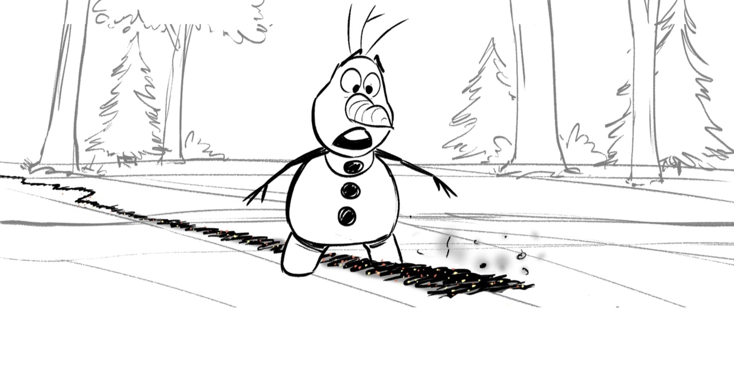 Frozen 2 story sketch