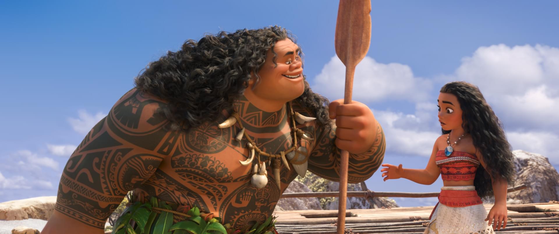 Moana and Maui