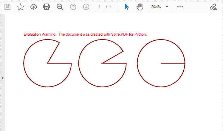 Python 在 PDF 文档中绘制形状