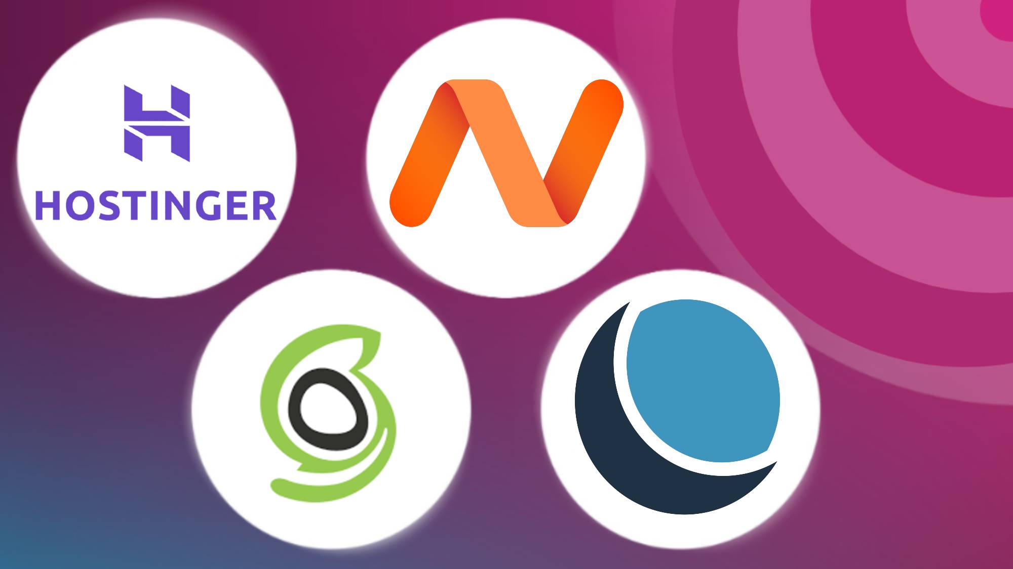 Four brand logos on a TechRadar background