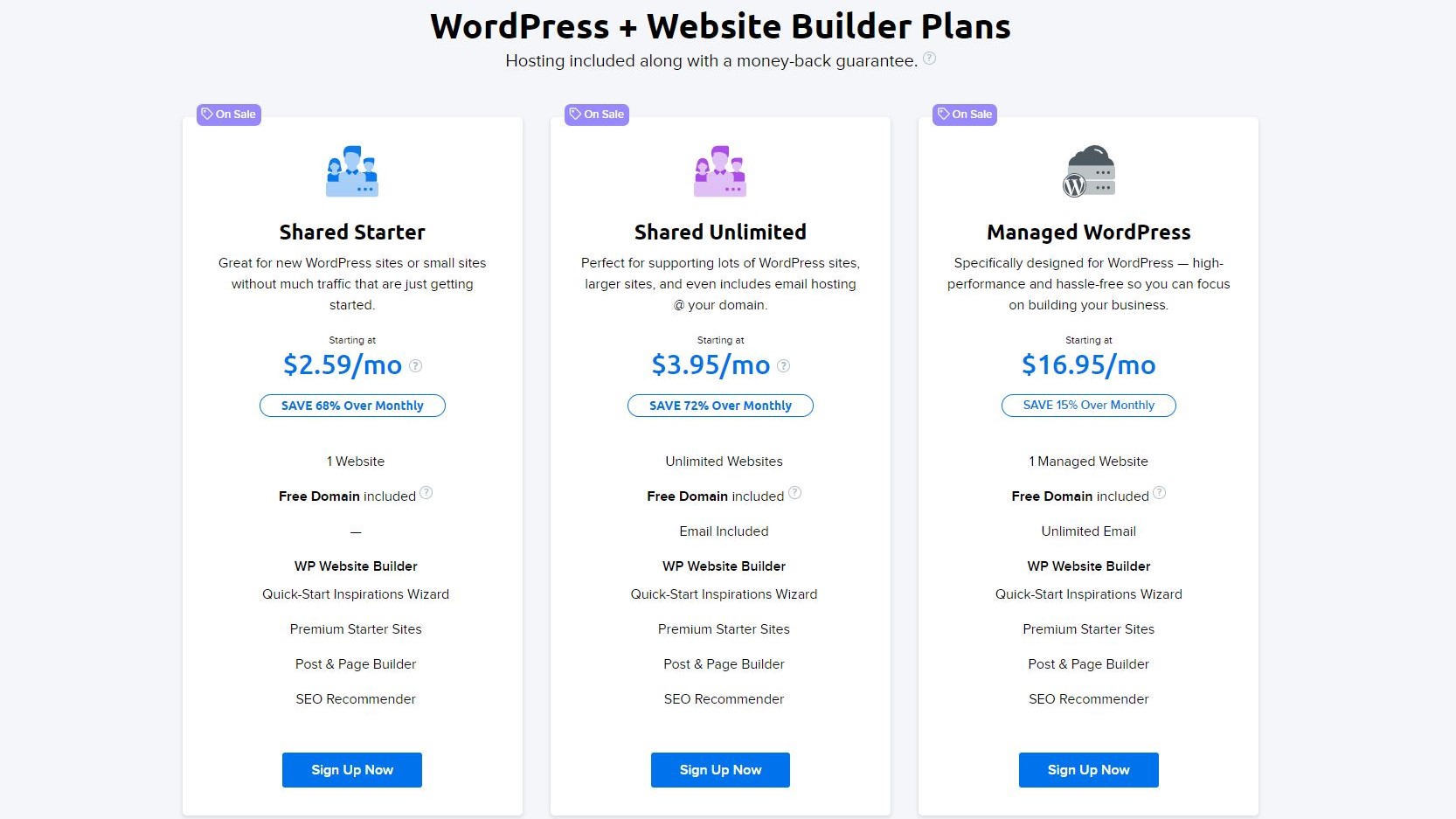 DreamHost Website Builder pricing