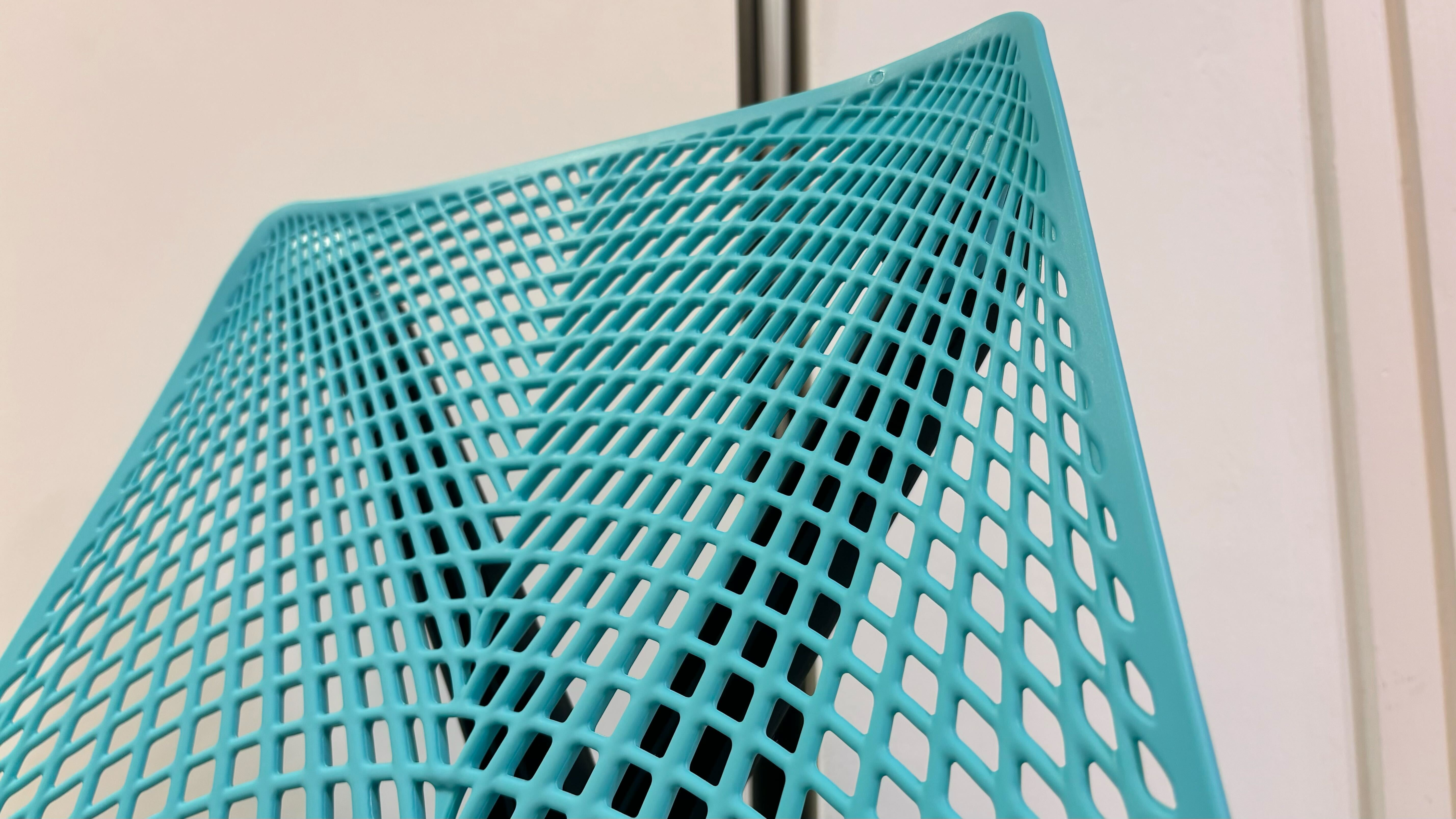 The backrest of the Herman Miller Sayl Gaming Chair in close-up