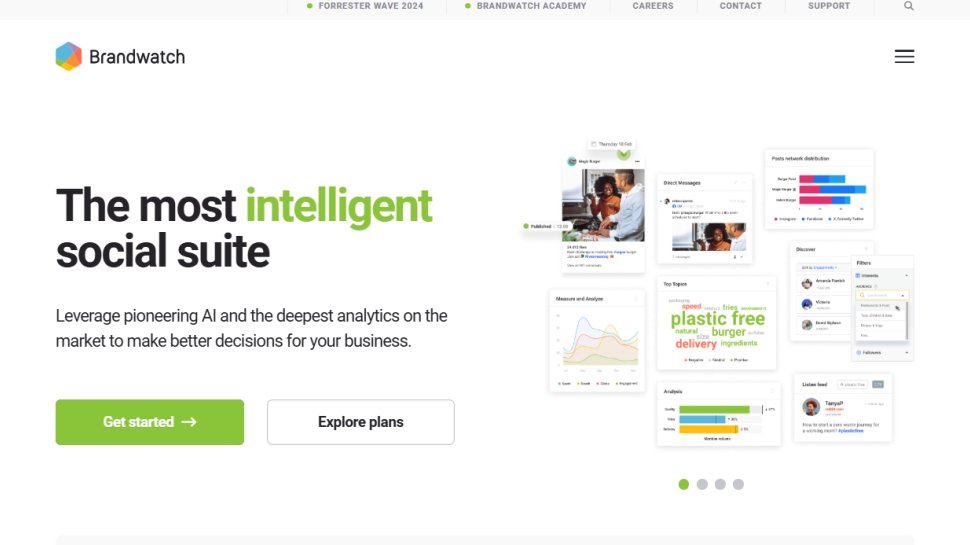 Brandwatch website screenshot (October 2025).