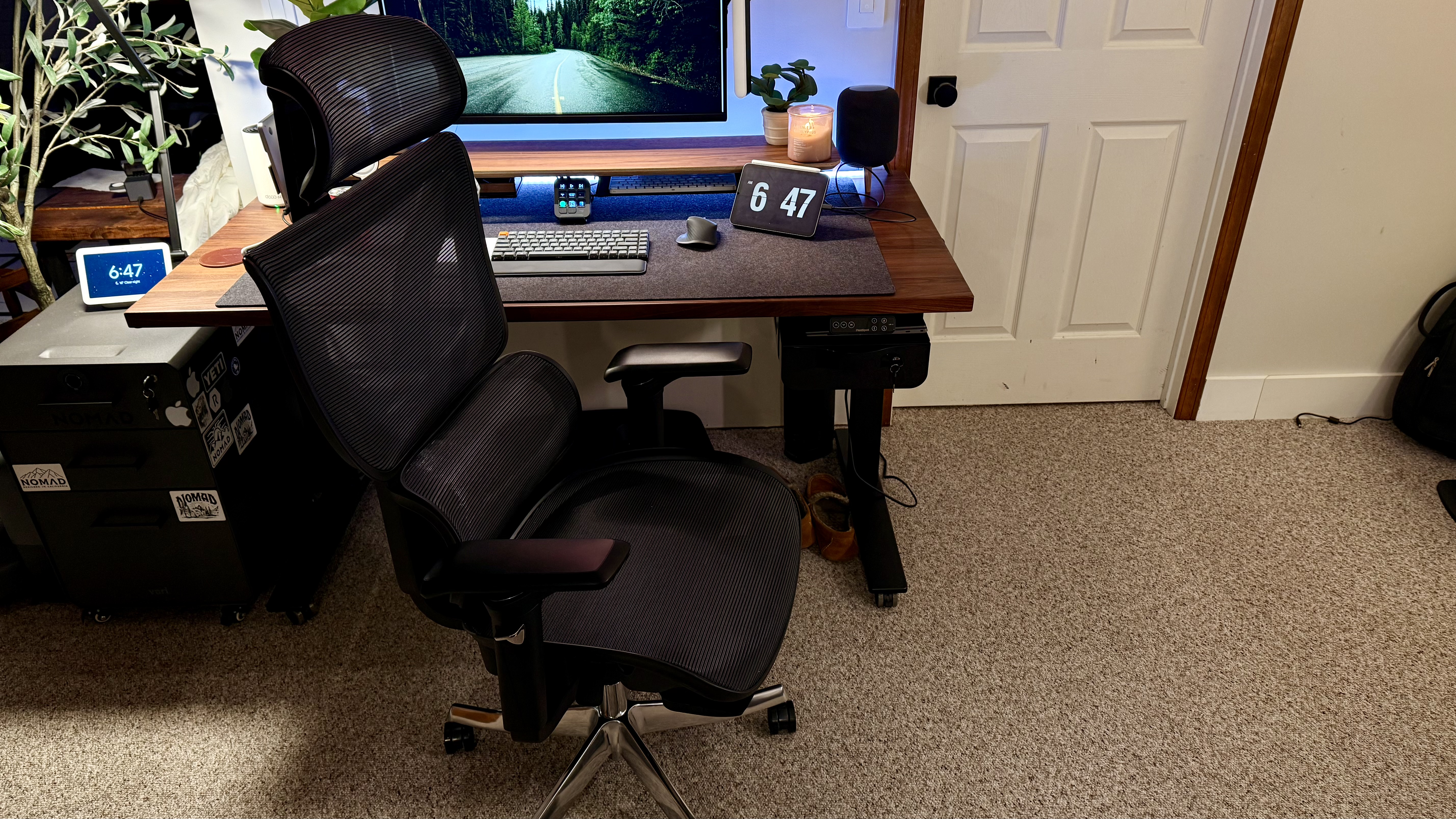Flexispot C7 Pro Max at a desk in a home office