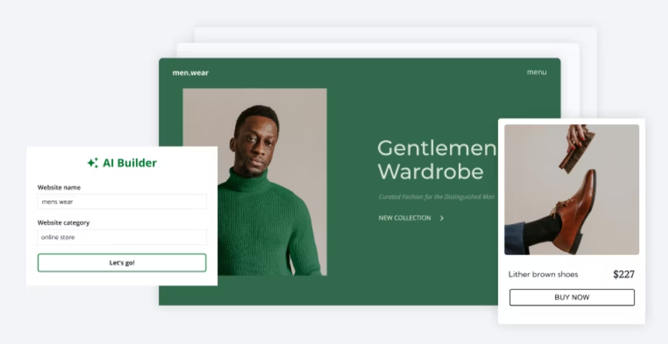 Network Solutions Website Builder interface