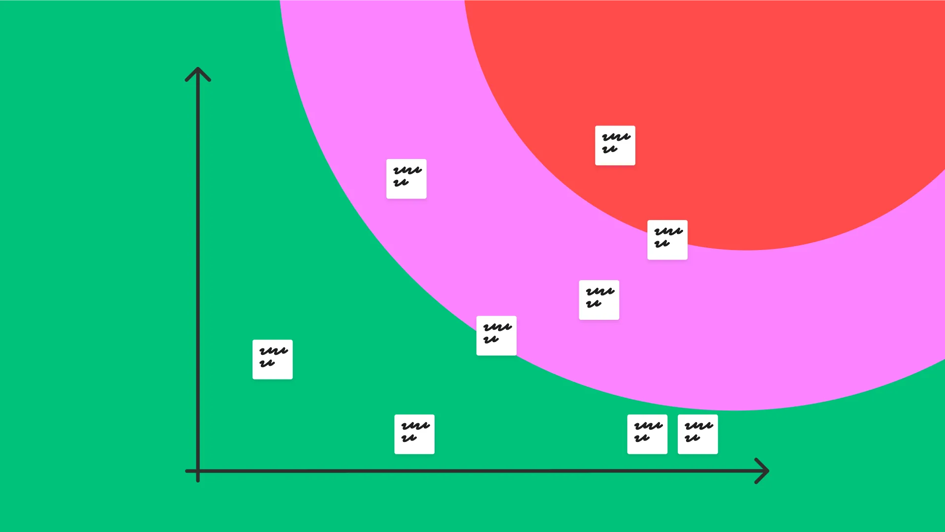 Colorful Illustrative Brainstorming Visualization 