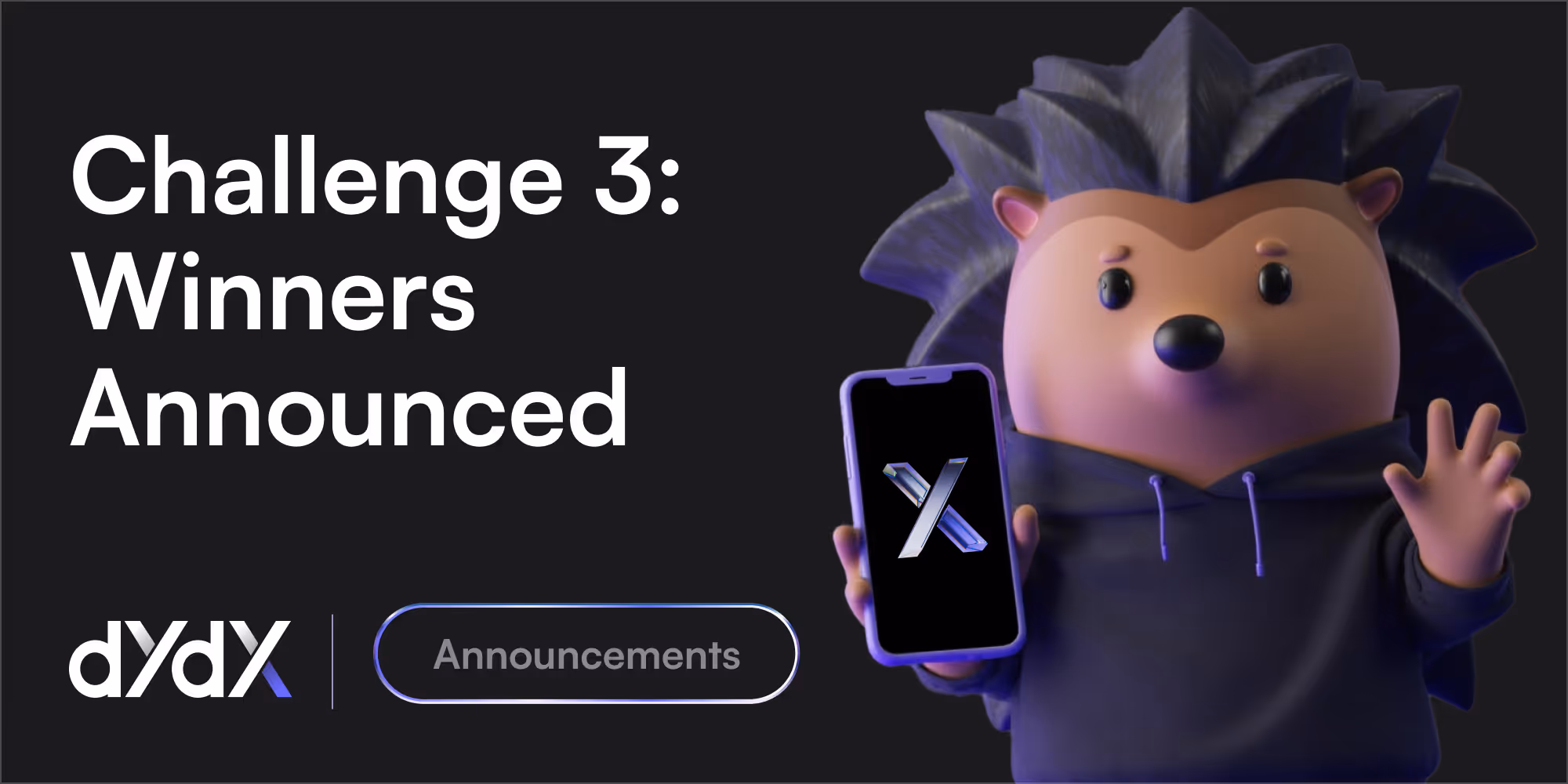 dYdX Weekly Challenge Series: Challenge 3 Winners Announced