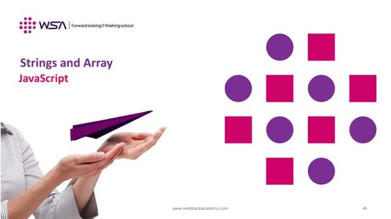  JavaScript - Chapter 10 - Strings and Arrays