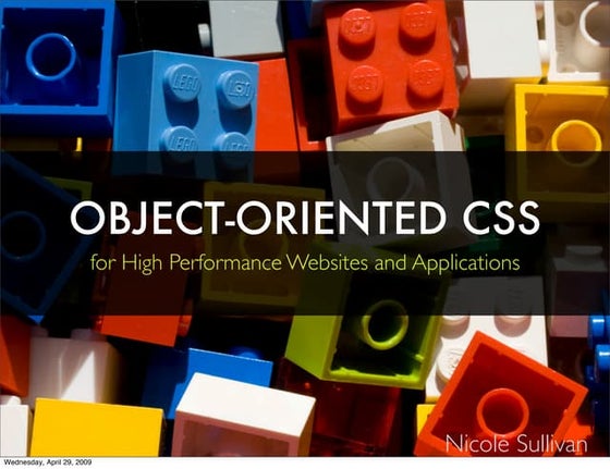 Object Oriented Css For High Performance Websites And Applications