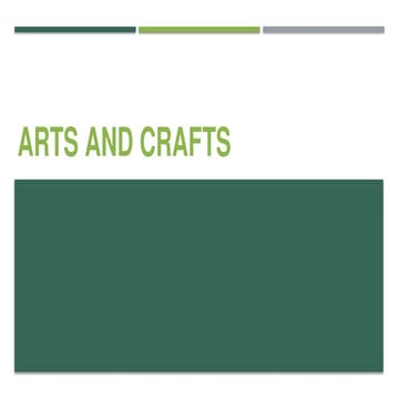 ARTS AND CRAFTS EN EL DIESÑO DE INTERIORES.pptx