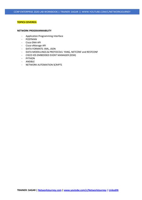 7 network programmability concepts python-ansible