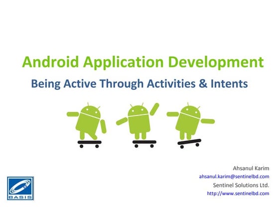 Multiple Activity and Navigation Primer