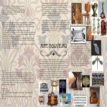 Art noveau y art deco mapas mentales