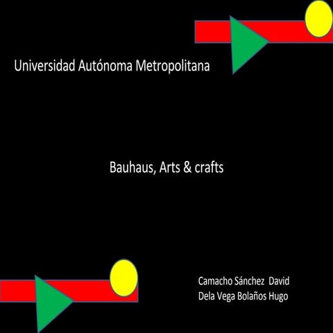 Bauhaus Arts Craft Casd Hugo