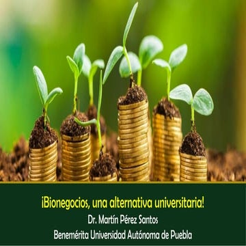 Bionegocios una alternativa universitaria
