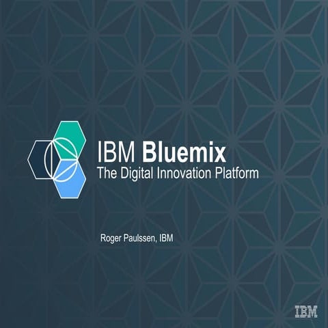 Bluemix Technical Overview